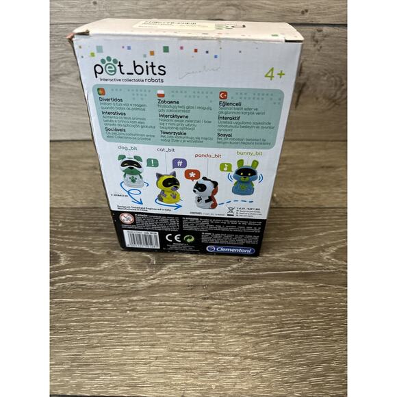 Clementoni Pet Bits Interactive Coding Robot STEM For Kids 4+ Panda Bear Bit - Picture 4 of 7